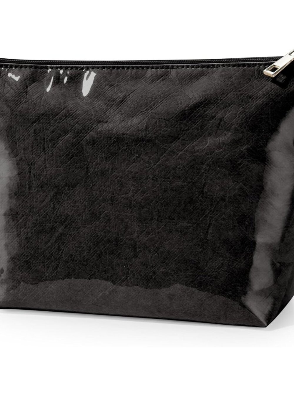 WLLWOO PVC Waterproof Makeup Bag Kraft Paper Cosmetic Bag Travel Toiletry Zipper